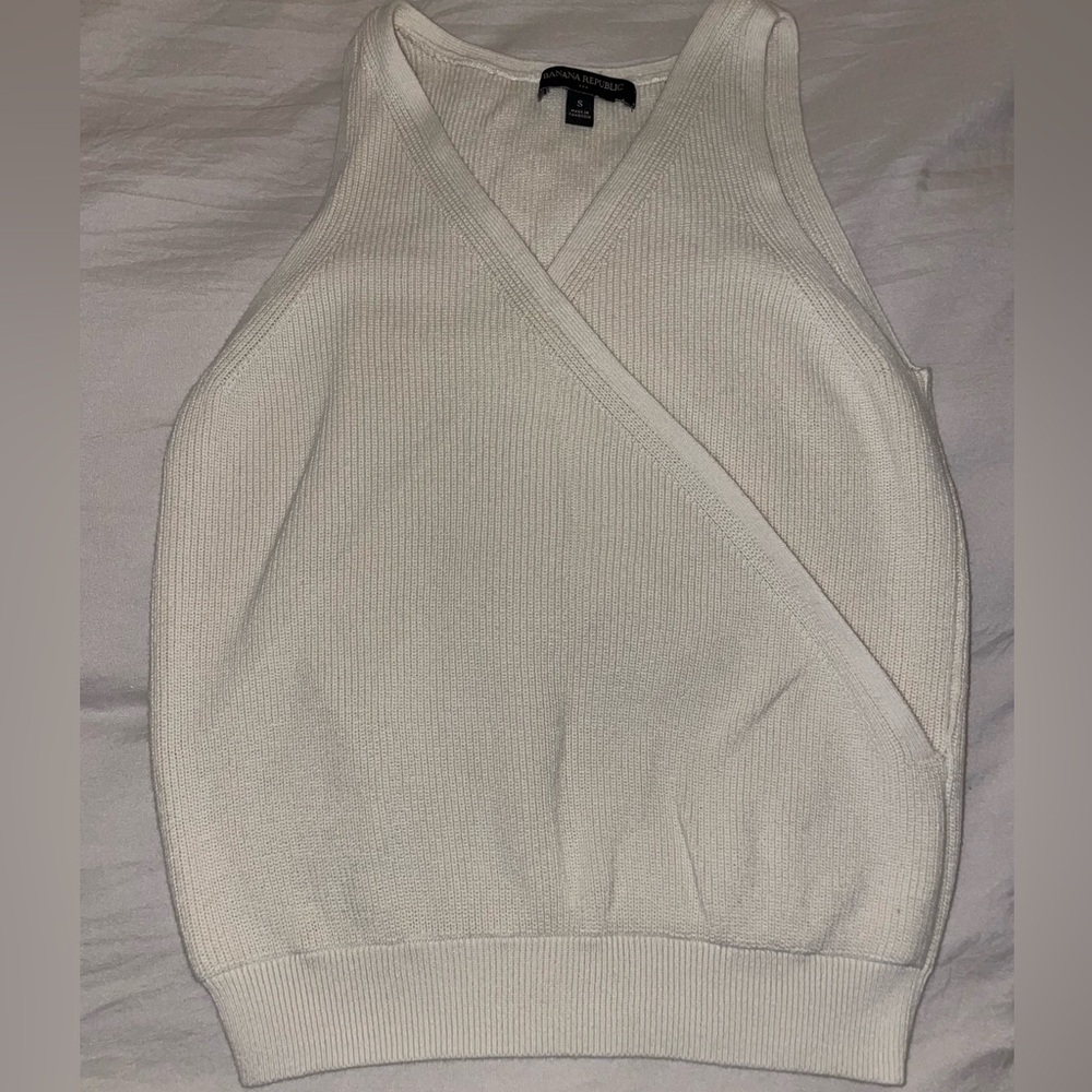Banana Republic Wrap Sweater Tank Size Small